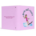 Blonde Female Water Skier Binders