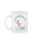 Blonde Female Water Skier Mugs