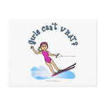 Blonde Female Water Skier Postcards