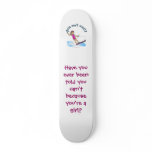 Blonde Female Water Skier Skateboard Deck