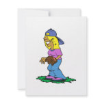 Blonde Fielder Personalized Invitation
