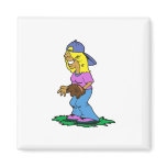 Blonde Fielder Magnet