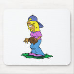 Blonde Fielder Mouse Pad