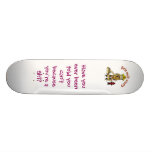 Blonde Firefighter Girl Custom Skateboard