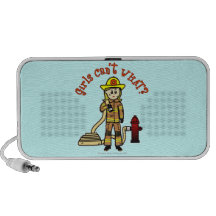 Blonde Firefighter Girl Mp3 Speaker