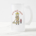 Blonde Firefighter Girl Mug