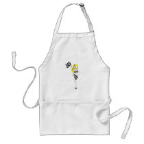 Blonde Flag Girl aprons