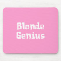 Blonde Genius Gifts mousepads