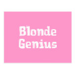 Blonde Genius Gifts Postcards