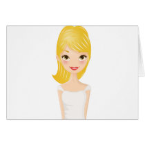 Blonde Girl cards