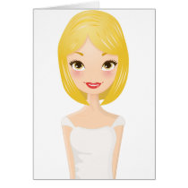 Blonde Girl cards