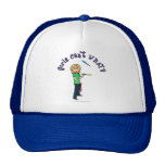 Blonde Girl Juggler Hats