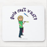 Blonde Girl Juggler Mousepad