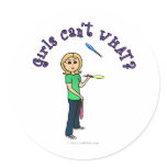 Blonde Girl Juggler Stickers