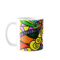 blonde girl mugs
