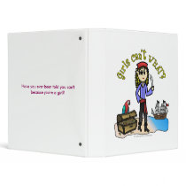 Blonde Girl Pirate Binder