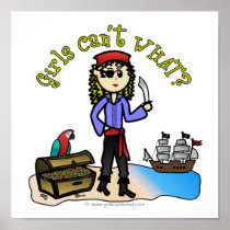 Blonde Girl Pirate posters