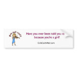Blonde Girl Playing Violin Bumper Sticker