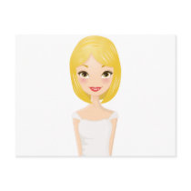 Blonde Girl postcards
