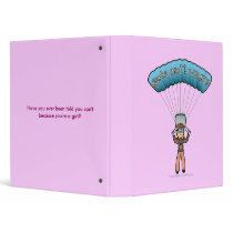 Blonde Girl Sky Diver binders