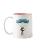 Blonde Girl Sky Diver mugs