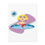 Blonde in Hot Tub