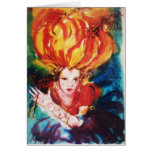 BLONDE IN RED MONOGRAM CARDS
