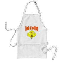 Blonde & Intelligent Chick aprons