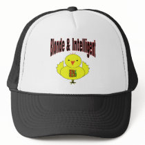 Blonde & Intelligent Chick hats
