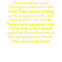 BLONDE JOKE #1 t-shirts by DininwithVampires BLONDE JOKE #1 t-shirts