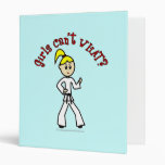 Blonde Karate Girl Binder