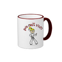 Blonde Karate Girl Mug