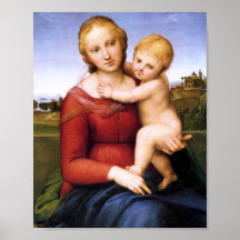 Blonde Madonna and Baby Jesus Print