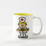 Blonde Male Nurse Mug to Customize mugs