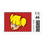 Blonde Manga Girl Postage