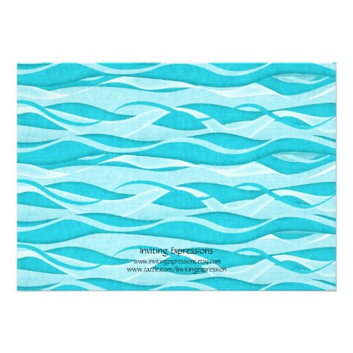Blonde Mermaid Birthday Invitations