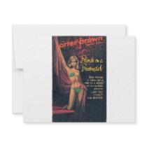 Blonde on a Broomstick Invitation