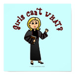 Blonde Pastor Girl Poster