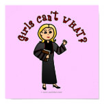 Blonde Pastor Girl Posters