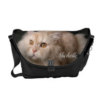 Blonde Persian Cat Messenger Bag messenger bags
