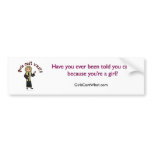 Blonde Preacher Girl Bumperstickers