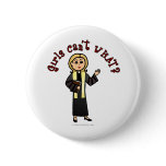 Blonde Preacher Girl Buttons