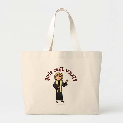 Blonde Preacher Girl Canvas Bag