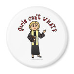 Blonde Preacher Girl Magnets