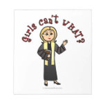 Blonde Preacher Girl Memo Note Pads