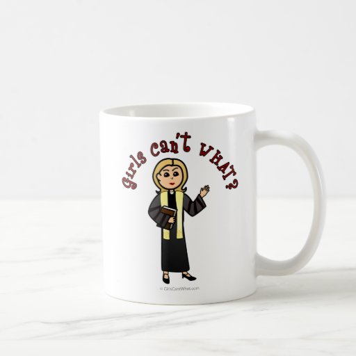 Blonde Preacher Girl Mug