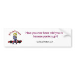 View more Blonde Race Car Driver Girl Bumperstickers personalized gift ideas for girls Blonde Race Car Driver Girl Bumperstickers