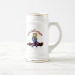 Blonde Race Car Driver Girl Mug