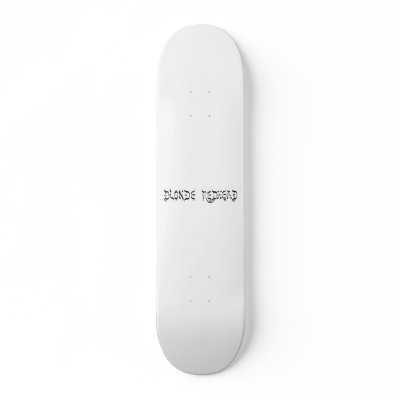 BLONDE REDHEAD logo Skate Board Decks by tommyvanitybarn