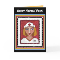 Blonde RN - Happy Nurses Week card (1) by folkartblonde Blonde RN - Happy Nurses Week card (1)